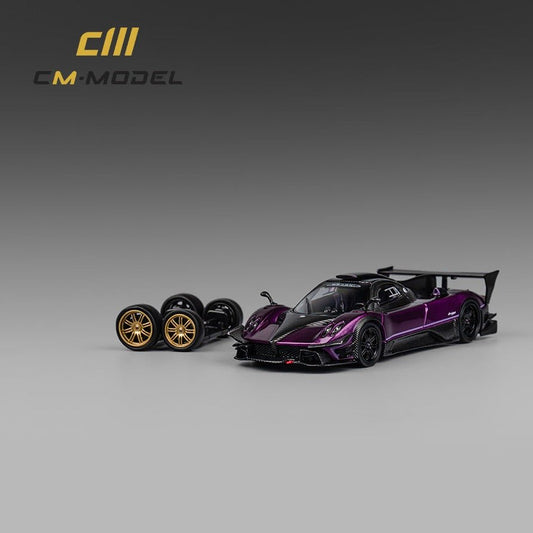 [ PREORDER ] CM model - 1/64 Pagani Zonda Revolucion Purple Diecast model car - CM64 - Revolucion - 05 - MODEL CARS UKMODEL CAR#INNO64##TARMAC##diecast_model#