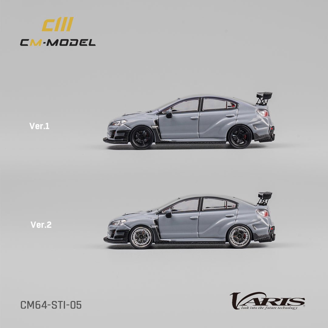 [ PREORDER ] CM model - 1/64 Subaru STI Varis Widebody 1.0 - Gray - MODEL CARS UKMODEL CAR#INNO64##TARMAC##diecast_model#