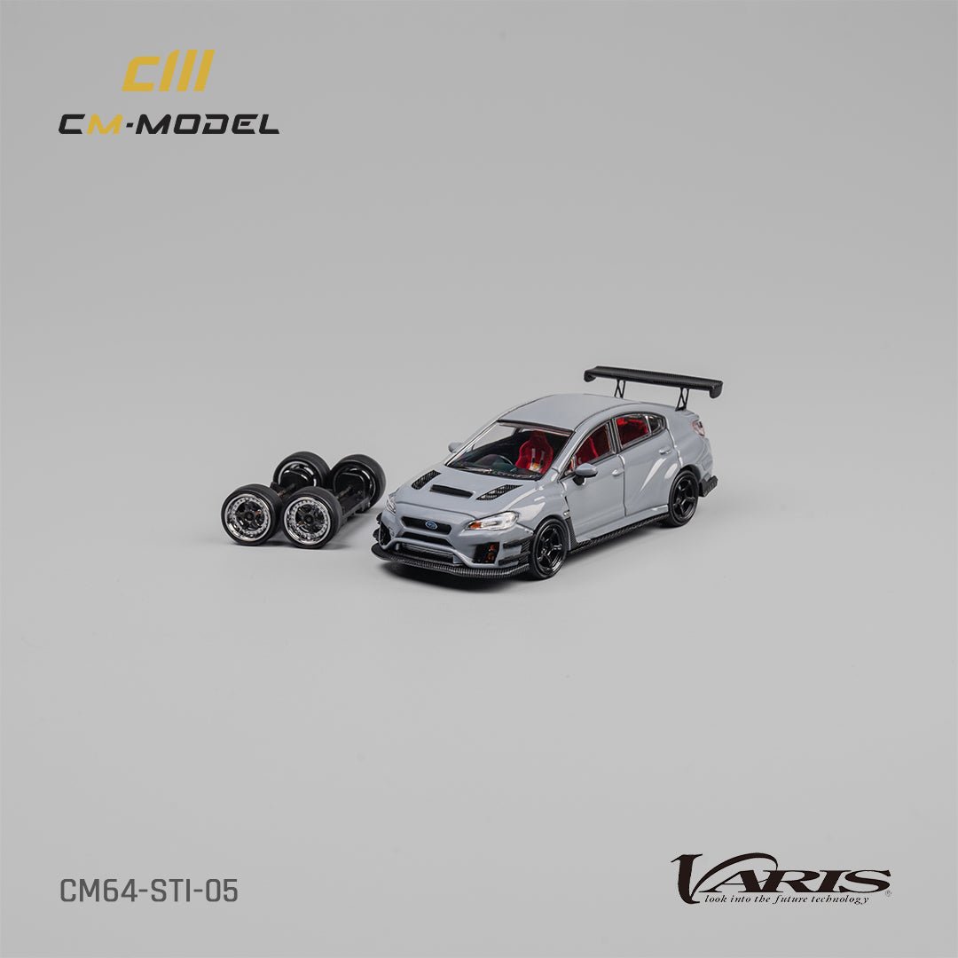 [ PREORDER ] CM model - 1/64 Subaru STI Varis Widebody 1.0 - Gray - MODEL CARS UKMODEL CAR#INNO64##TARMAC##diecast_model#