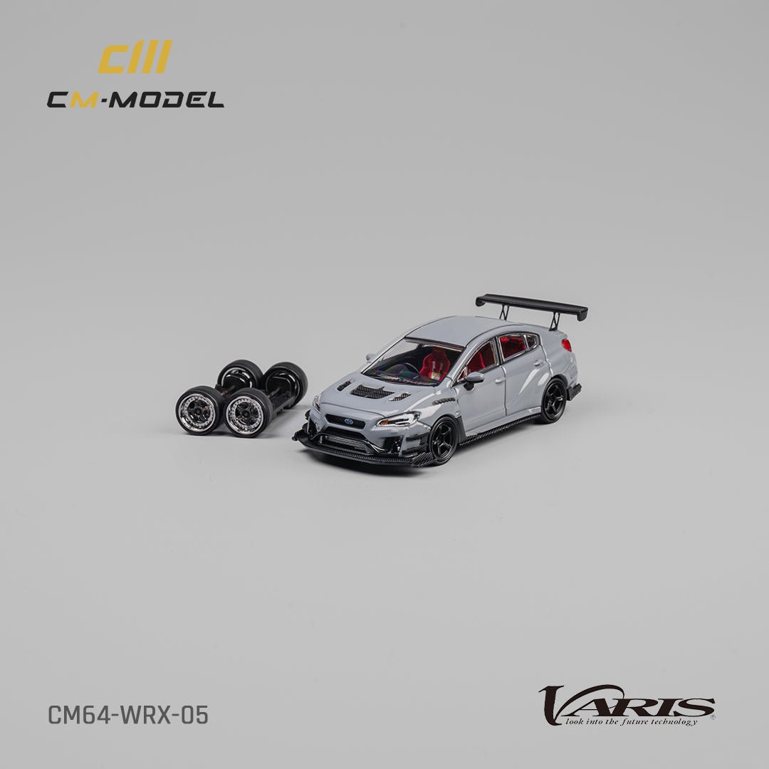 [ PREORDER ] CM model - 1/64 Subaru WRX Varis Widebody 2.0 - Gray - MODEL CARS UKMODEL CAR#INNO64##TARMAC##diecast_model#