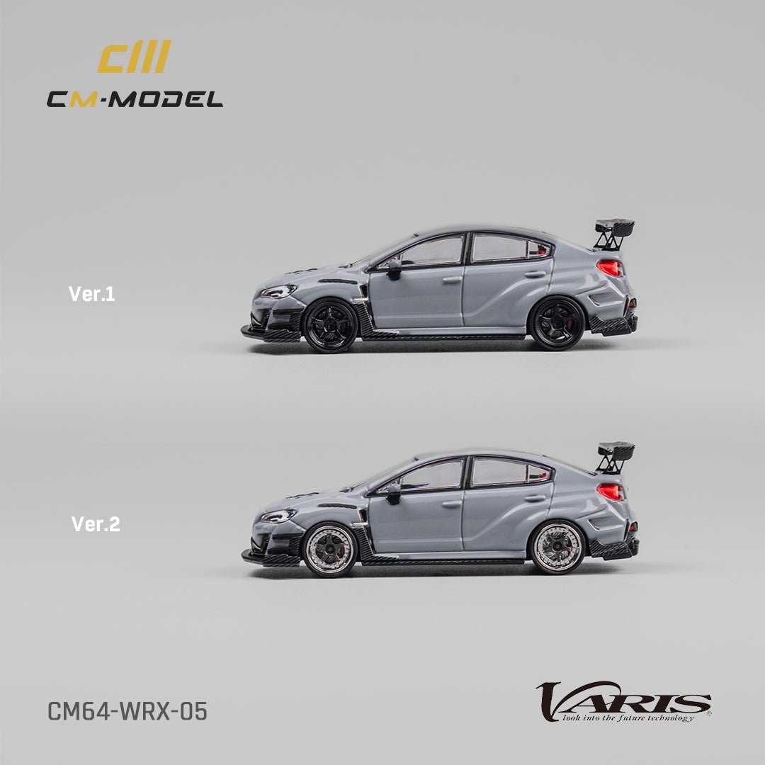 [ PREORDER ] CM model - 1/64 Subaru WRX Varis Widebody 2.0 - Gray - MODEL CARS UKMODEL CAR#INNO64##TARMAC##diecast_model#