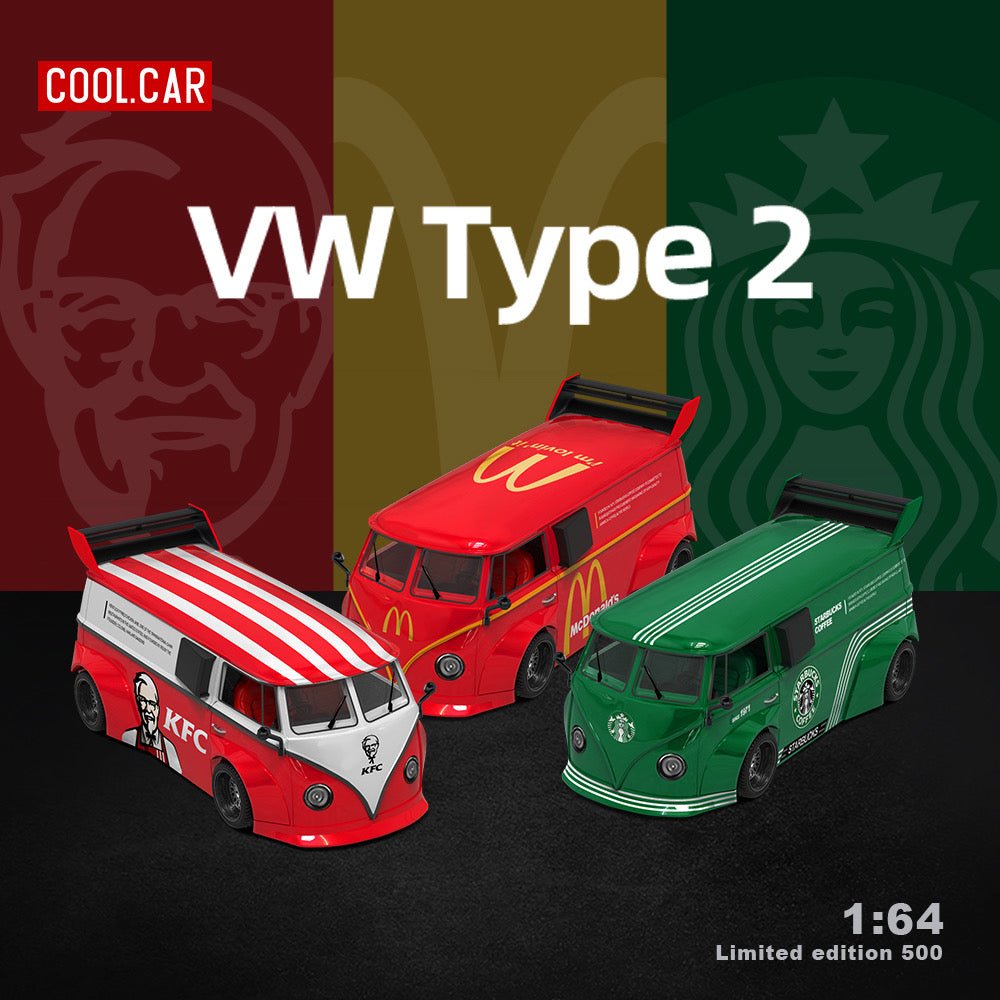 [ PREORDER ] Cool Car - 1:64 VW T1 diecast model car - KFC - MODEL CARS UKMODEL CAR#INNO64##TARMAC##diecast_model#