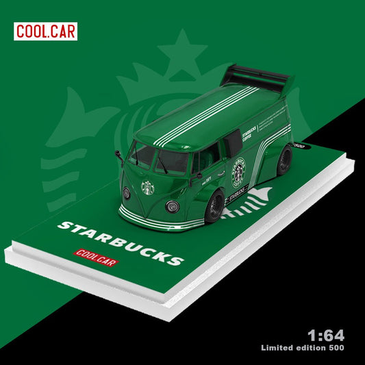 [ PREORDER ] Cool Car - 1:64 VW T1 diecast model car - STARBUCKS - MODEL CARS UKMODEL CAR#INNO64##TARMAC##diecast_model#