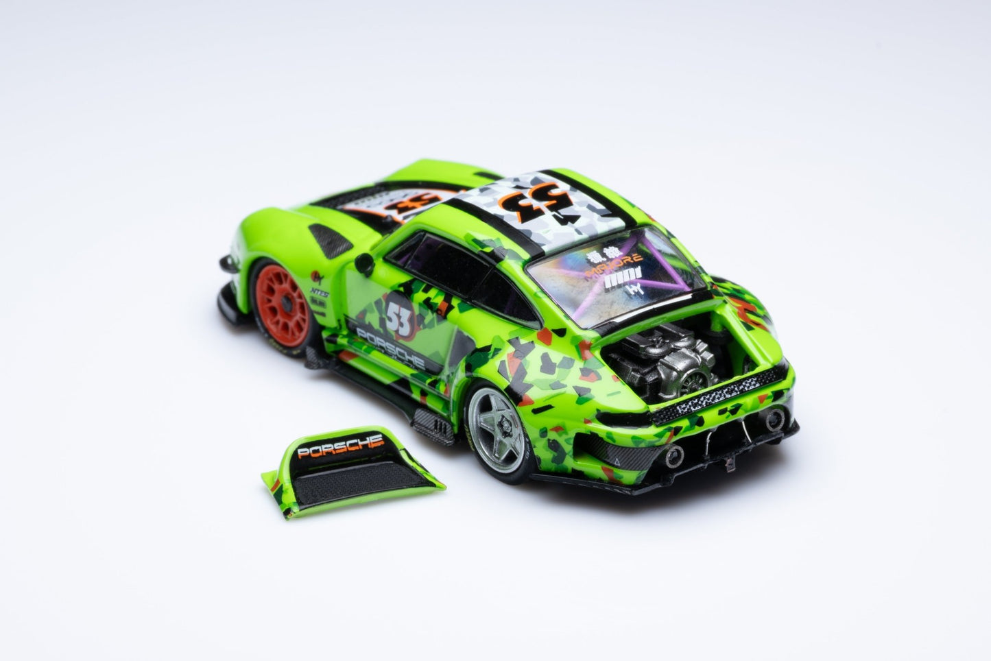 [ PREORDER ] D.Bo Model & DCM - 1/64 RWB 993 Modified Ducktail (Diecast car model) - Green #53 - MODEL CARS UKMODEL CAR#INNO64##TARMAC##diecast_model#