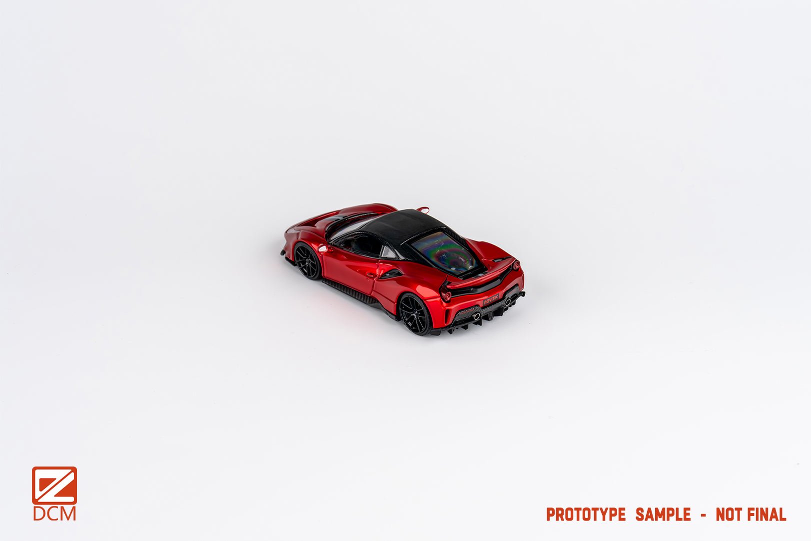 [ PREORDER ] DCM - 1/64 Ferrari Novitec 488 Candy Red Carbon Fiber diecast model. - MODEL CARS UKMODEL CAR#INNO64##TARMAC##diecast_model#