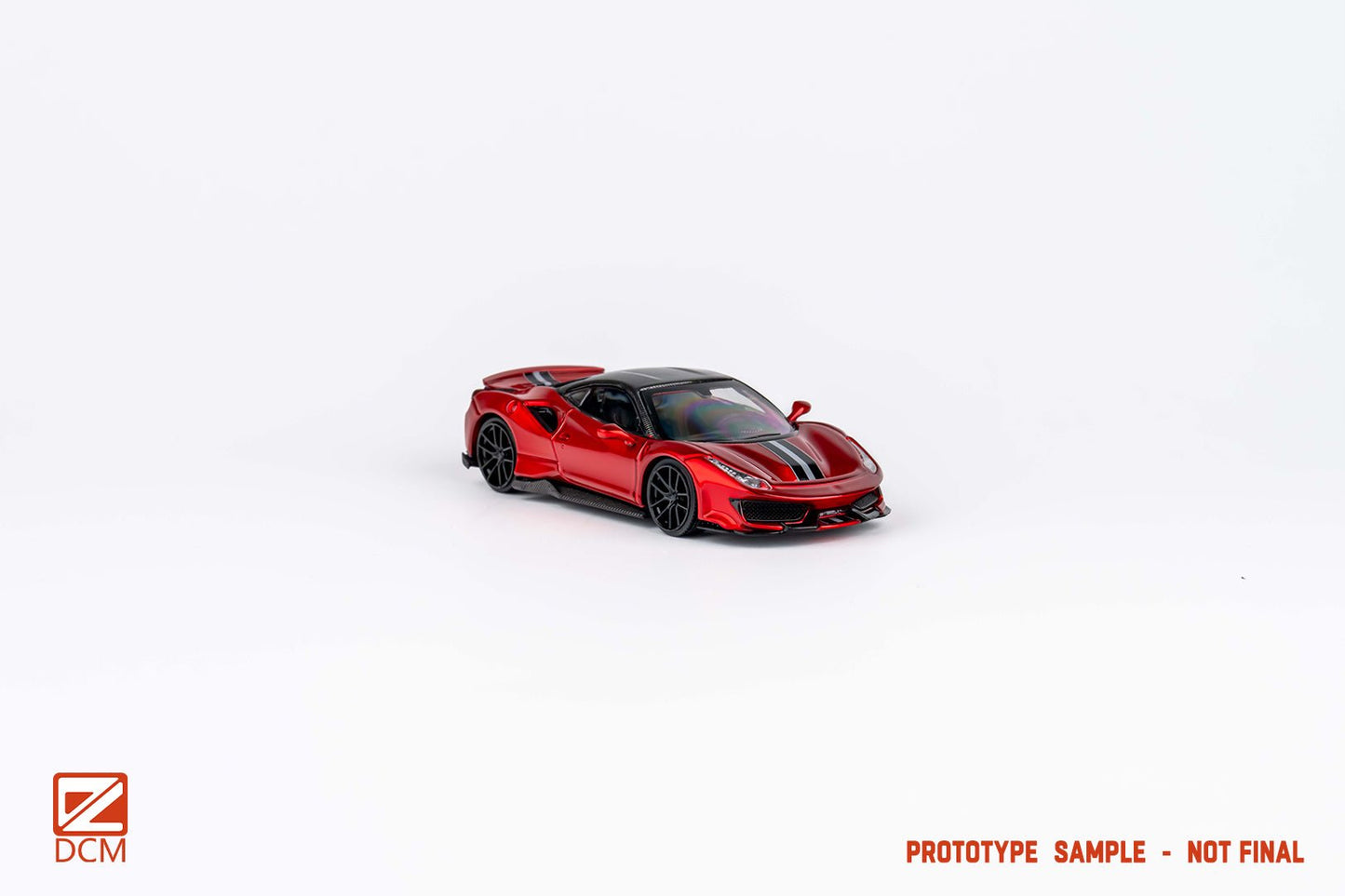 [ PREORDER ] DCM - 1/64 Ferrari Novitec 488 Candy Red Carbon Fiber diecast model. - MODEL CARS UKMODEL CAR#INNO64##TARMAC##diecast_model#