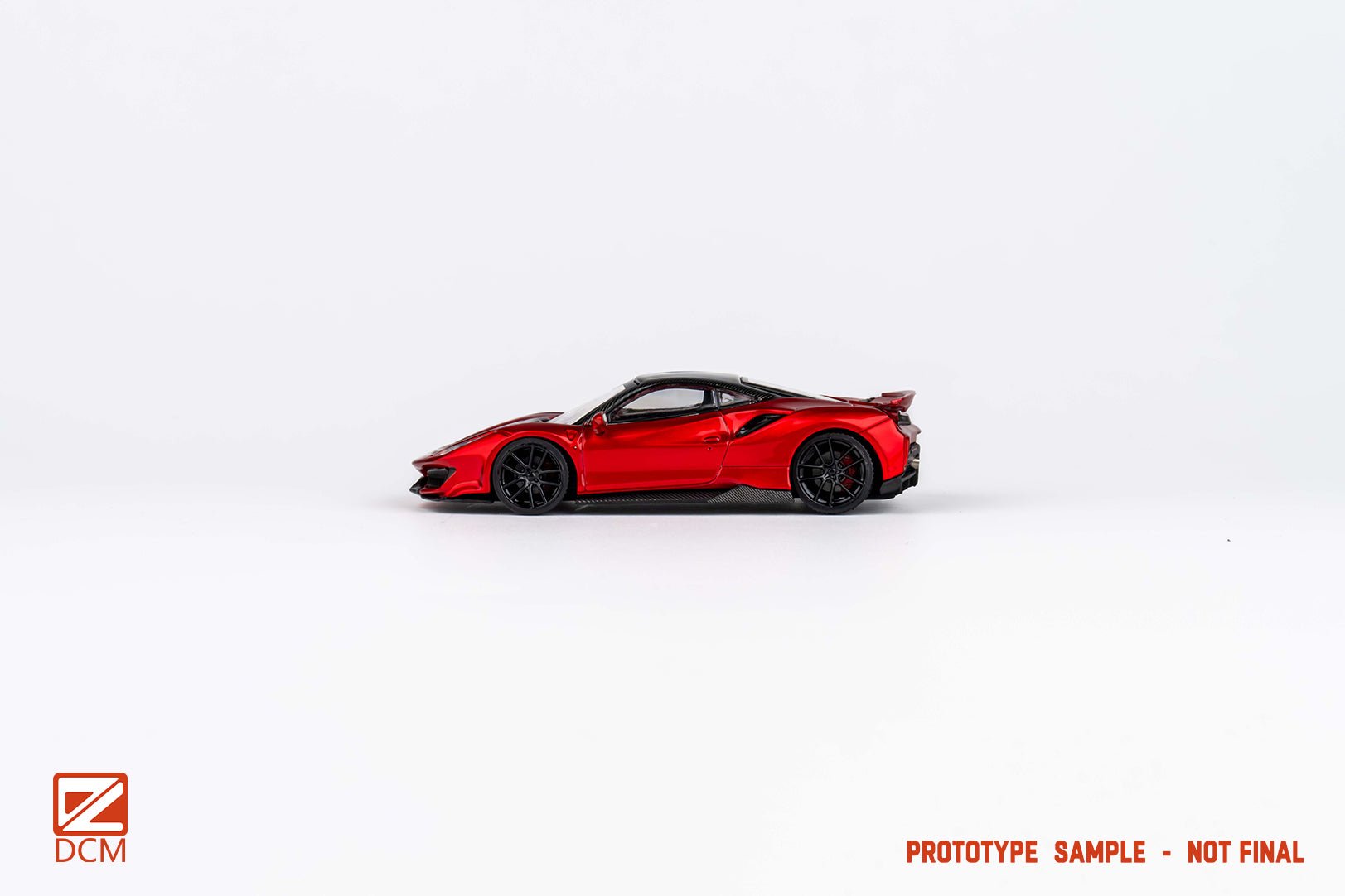 [ PREORDER ] DCM - 1/64 Ferrari Novitec 488 Candy Red Carbon Fiber diecast model. - MODEL CARS UKMODEL CAR#INNO64##TARMAC##diecast_model#