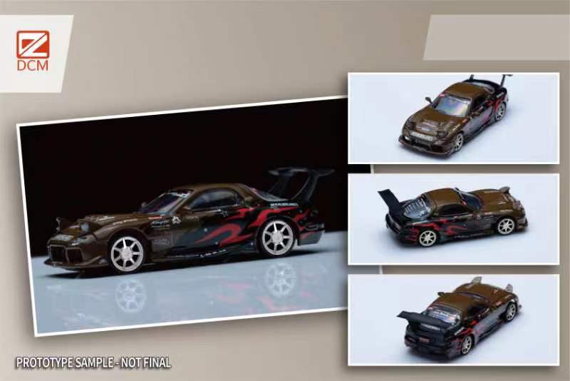 [ PREORDER ] DCM - 1/64 MAZDA RX-7 diecast model - Brown - MODEL CARS UKMODEL CAR#INNO64##TARMAC##diecast_model#