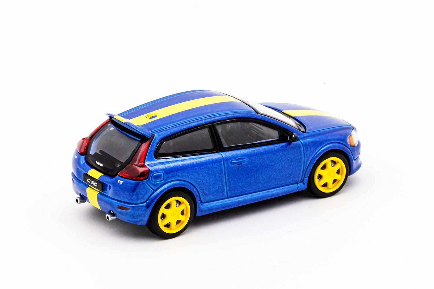 [PREORDER] DCT - 1/64 Volvo C30 diecast model - BLUE (YELLOW BAR) - MODEL CAR UKMODEL CAR#INNO64##TARMAC##diecast_model#