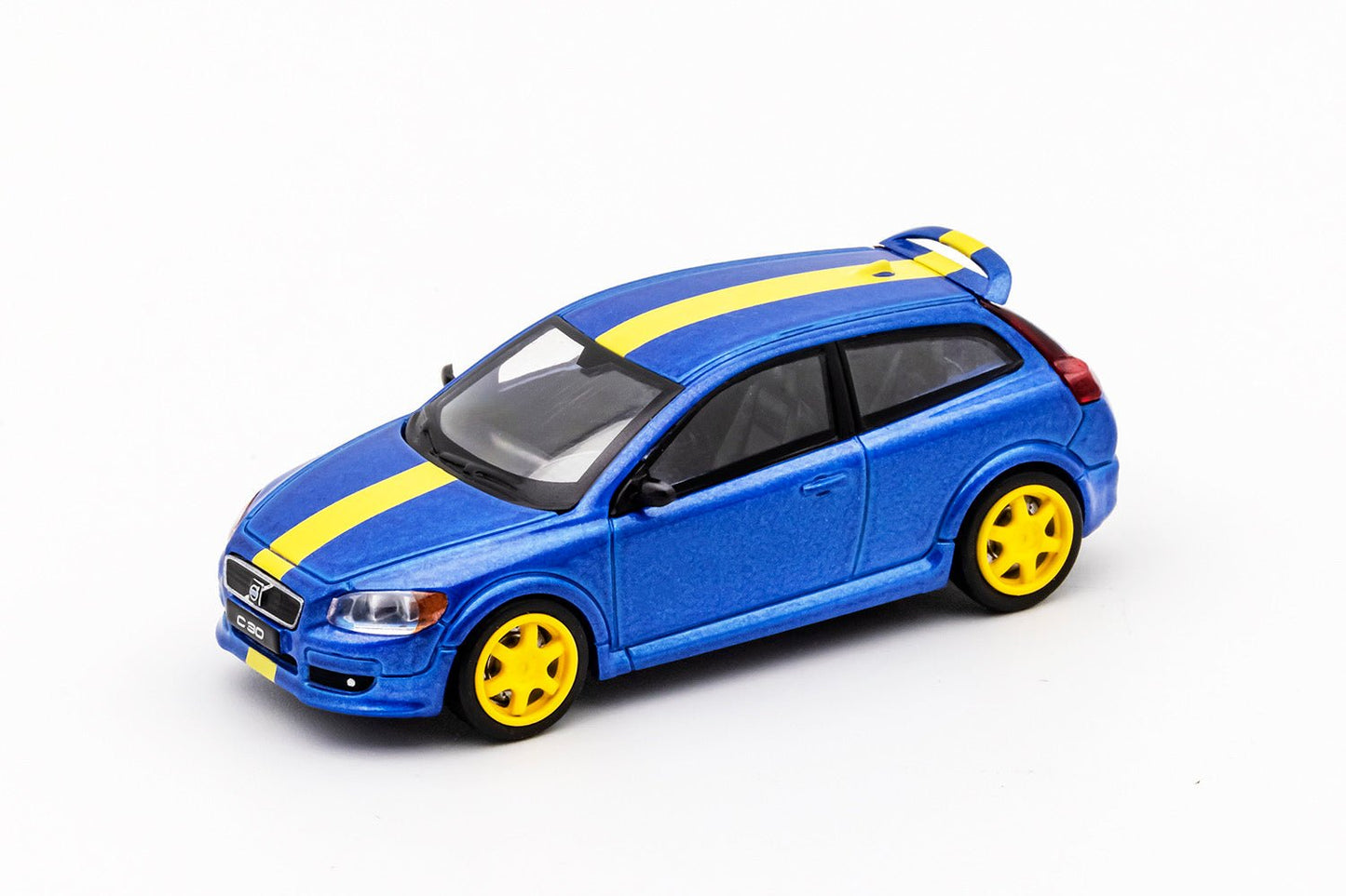 [PREORDER] DCT - 1/64 Volvo C30 diecast model - BLUE (YELLOW BAR) - MODEL CAR UKMODEL CAR#INNO64##TARMAC##diecast_model#