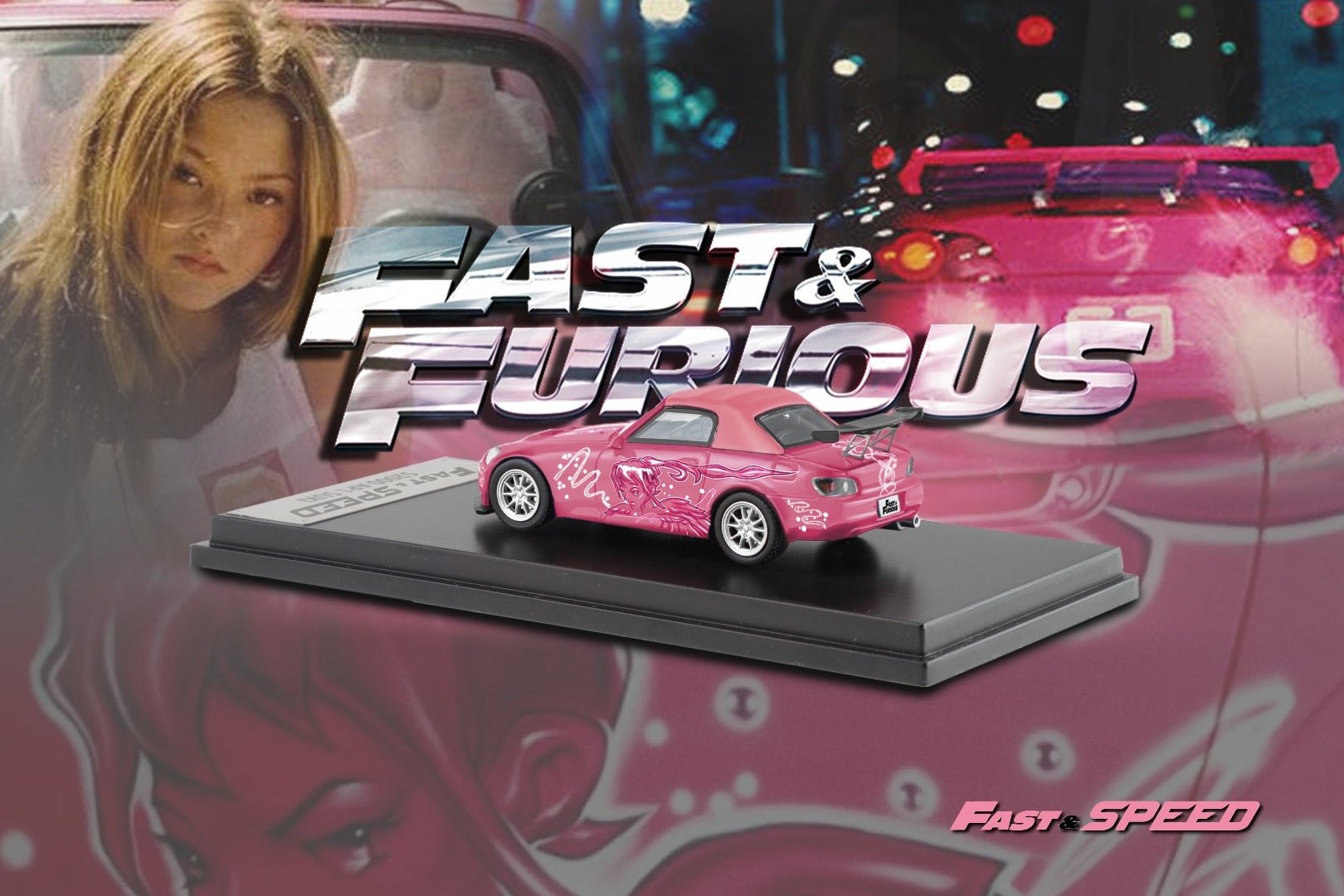 [ PREORDER ] Fast Speed FS 1/64 - FAST & FURIOUS S2000 AP1 Roadster Soft Top version diecast model - MODEL CAR UKMODEL CAR#INNO64##TARMAC##diecast_model#