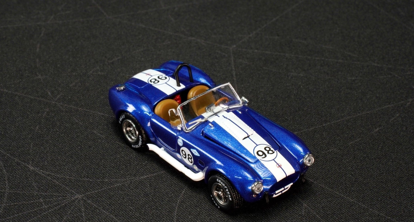 [PREORDER] Fine Works - 1:64 Shelby COBRA 427S/C with opened engine Diecast model car - #98 blue Champion - MODEL CARS UKMODEL CAR#INNO64##TARMAC##diecast_model#