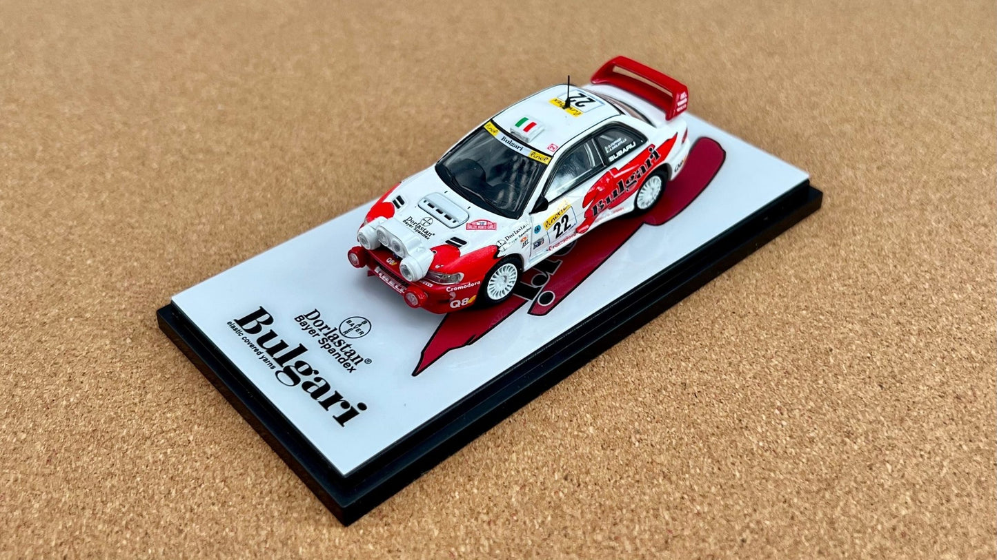 [PREORDER] Fine Works - 1:64 SUBARU IMPREZA WRC NO.22 BULGARI RALLYE Diecast model car - WHITE #22 - MODEL CARS UKMODEL CAR#INNO64##TARMAC##diecast_model#