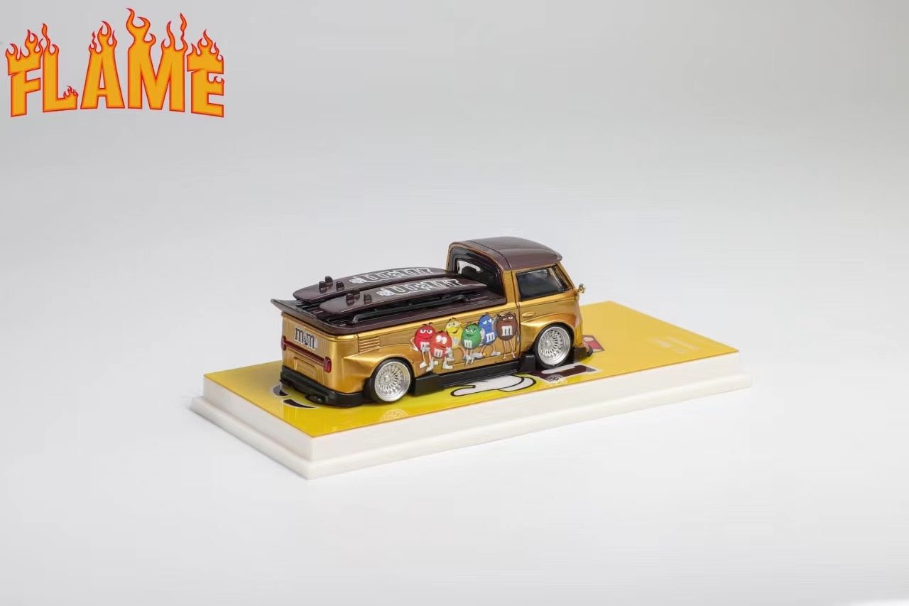 [PREORDER] Flame Model - 1/64 VW T1 Pickup Kombi diecast model - B/ MM bean pickup - MODEL CARS UKMODEL CAR#INNO64##TARMAC##diecast_model#