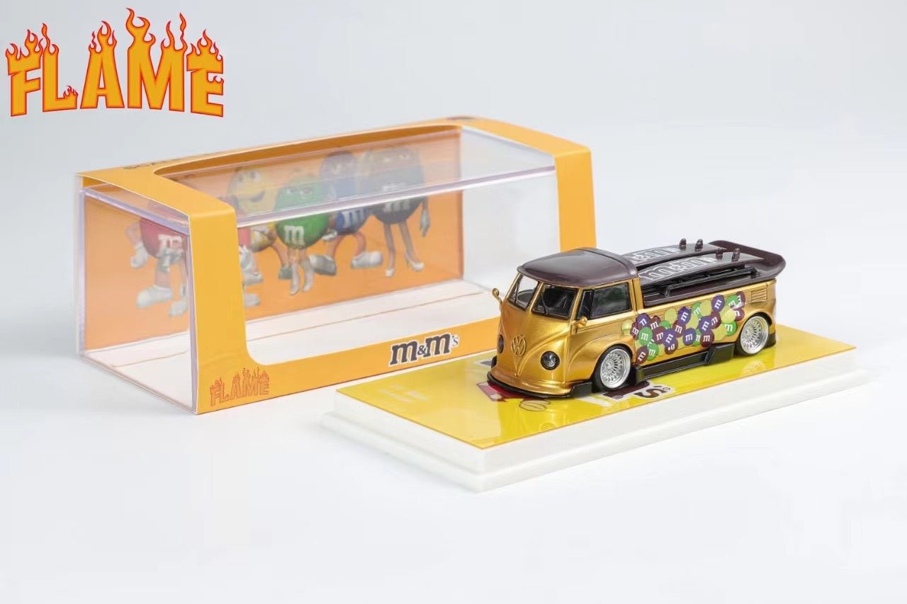 [PREORDER] Flame Model - 1/64 VW T1 Pickup Kombi diecast model - B/ MM bean pickup - MODEL CARS UKMODEL CAR#INNO64##TARMAC##diecast_model#