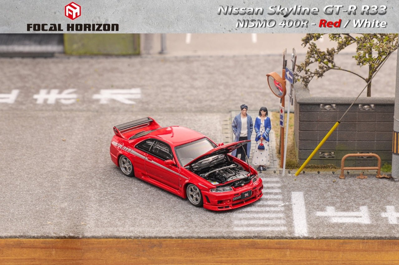 [ PREORDER ] Focal Horizon FH - 1:64 Skyline GT - R The 4th generation R33, Nismo 400R version Diecast Model - Red - MODEL CARS UKMODEL CAR#INNO64##TARMAC##diecast_model#