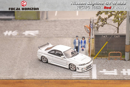 [ PREORDER ] Focal Horizon FH - 1:64 Skyline GT - R The 4th generation R33, Nismo 400R version Diecast Model - White - MODEL CARS UKMODEL CAR#INNO64##TARMAC##diecast_model#