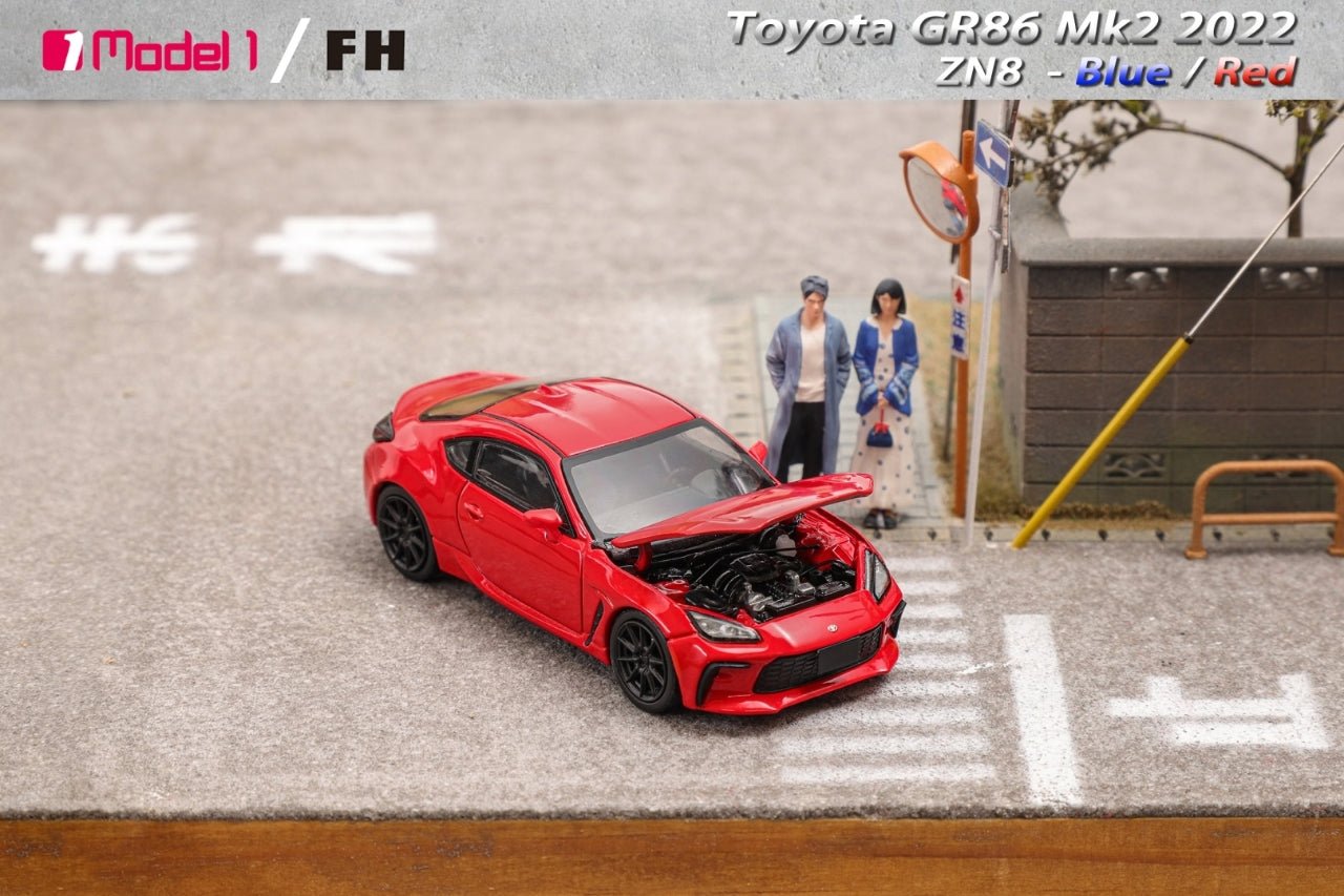 [ PREORDER ] Focal Horizon FH X Model One - 1:64 TOYOTA GR86 The Second Generation ZN8 diecast model (Toyota officially license) - Standard Red - MODEL CARS UKMODEL CAR#INNO64##TARMAC##diecast_model#