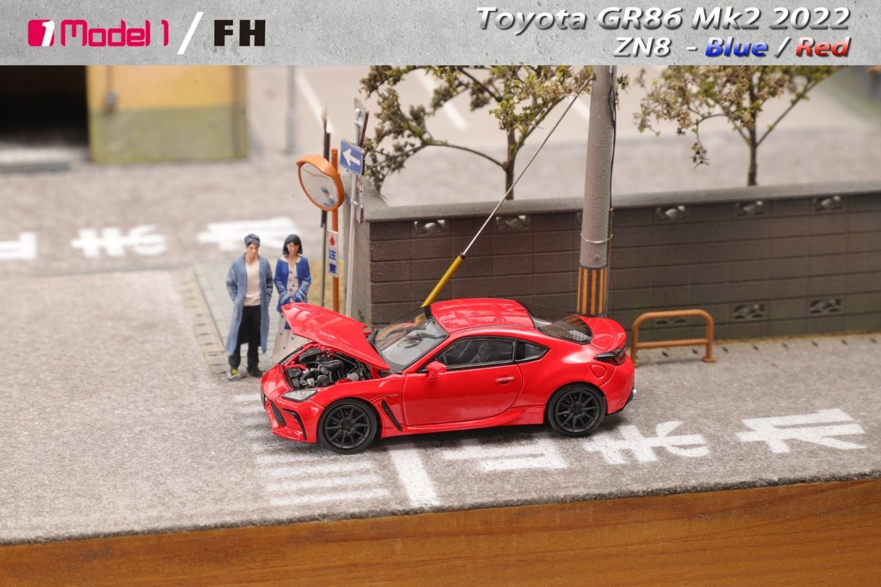 [ PREORDER ] Focal Horizon FH X Model One - 1:64 TOYOTA GR86 The Second Generation ZN8 diecast model (Toyota officially license) - Standard Red - MODEL CARS UKMODEL CAR#INNO64##TARMAC##diecast_model#