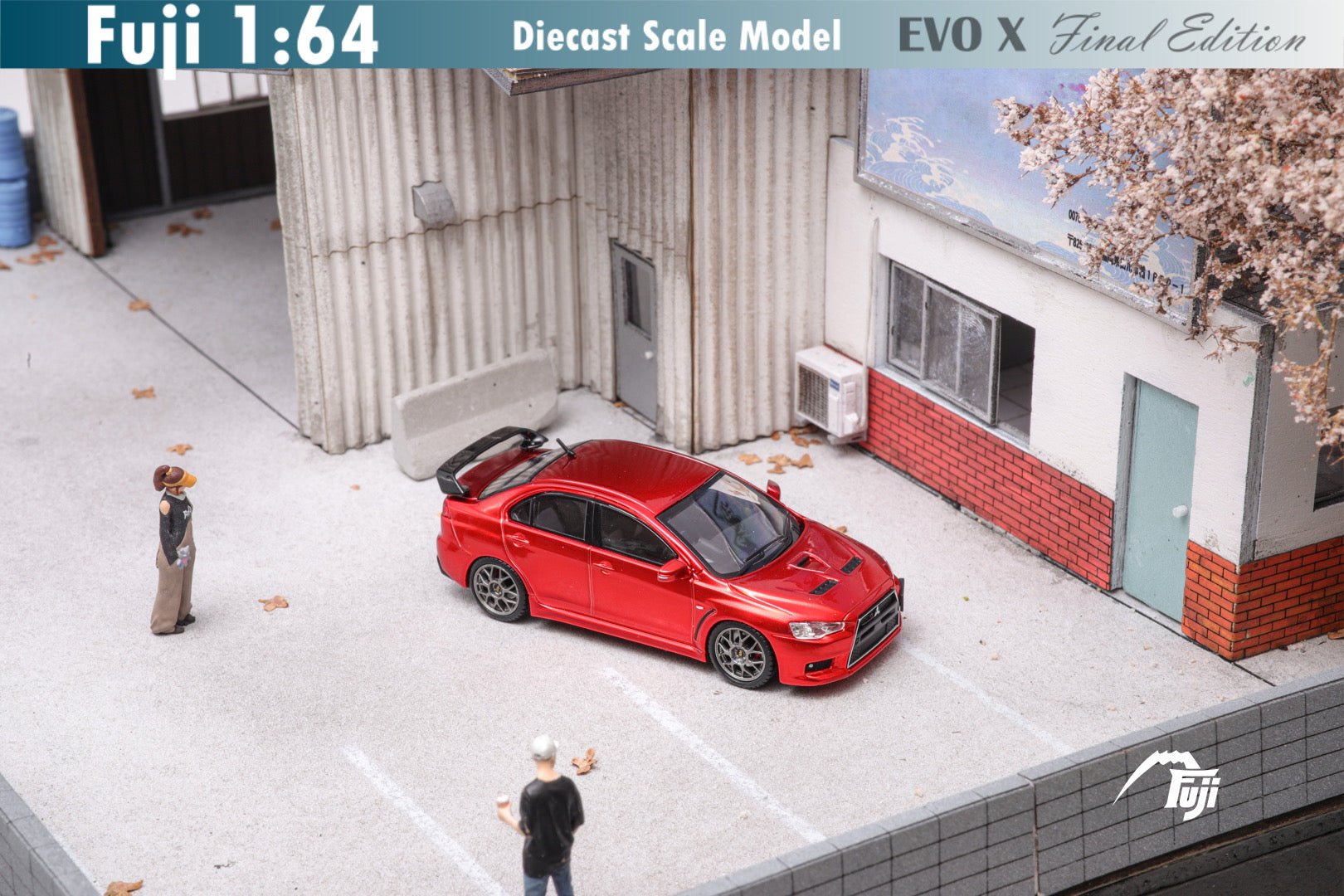 [ PREORDER ] Fuji - 1/64 Lancer Evolution EVO X 10th Generation Final Edition Transparent Red diecast model - MODEL CARS UKMODEL CAR#INNO64##TARMAC##diecast_model#