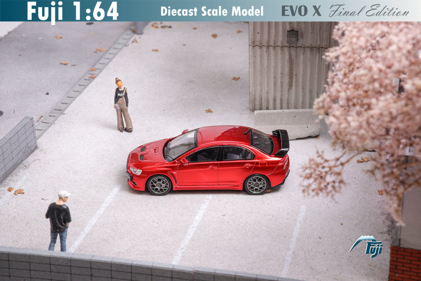 [ PREORDER ] Fuji - 1/64 Lancer Evolution EVO X 10th Generation Final Edition Transparent Red diecast model - MODEL CARS UKMODEL CAR#INNO64##TARMAC##diecast_model#