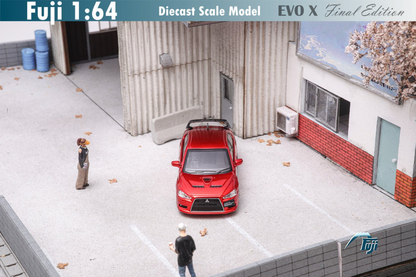 [ PREORDER ] Fuji - 1/64 Lancer Evolution EVO X 10th Generation Final Edition Transparent Red diecast model - MODEL CARS UKMODEL CAR#INNO64##TARMAC##diecast_model#