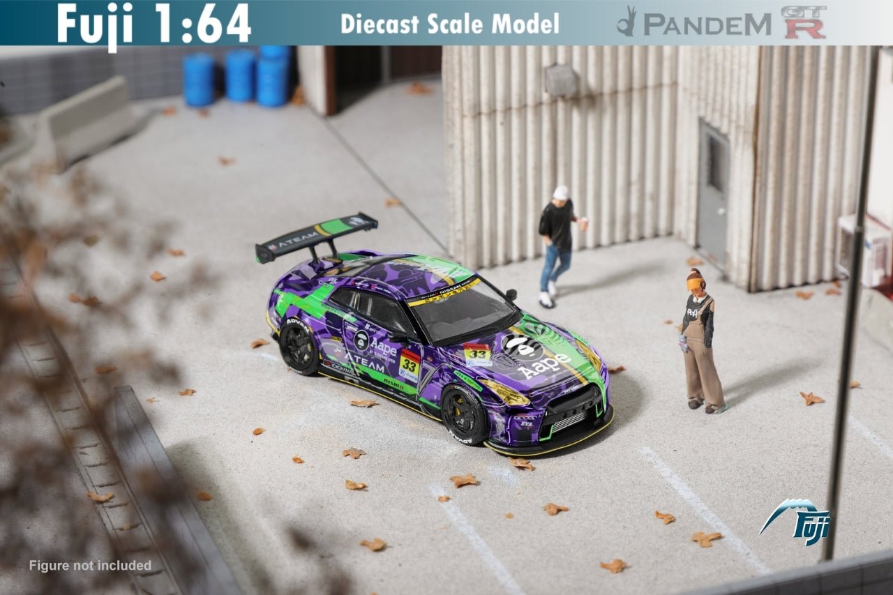 [ PREORDER ] Fuji - 1/64 Pandem GT - R R35 Rocket Bunny Diecast MODEL - EVA Purple Ordinary - MODEL CARS UKMODEL CAR#INNO64##TARMAC##diecast_model#