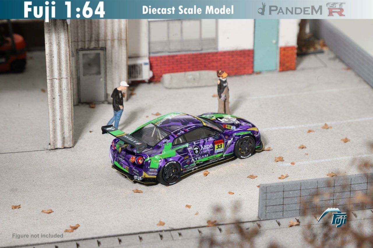 [ PREORDER ] Fuji - 1/64 Pandem GT - R R35 Rocket Bunny Diecast MODEL - EVA Purple Ordinary - MODEL CARS UKMODEL CAR#INNO64##TARMAC##diecast_model#