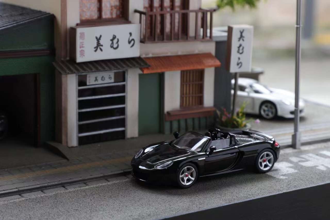 [ PREORDER ] Funny Model - 1/64 Porsche Cerrera GT diecast model car - Pearl Black - MODEL CARS UKMODEL CAR#INNO64##TARMAC##diecast_model#