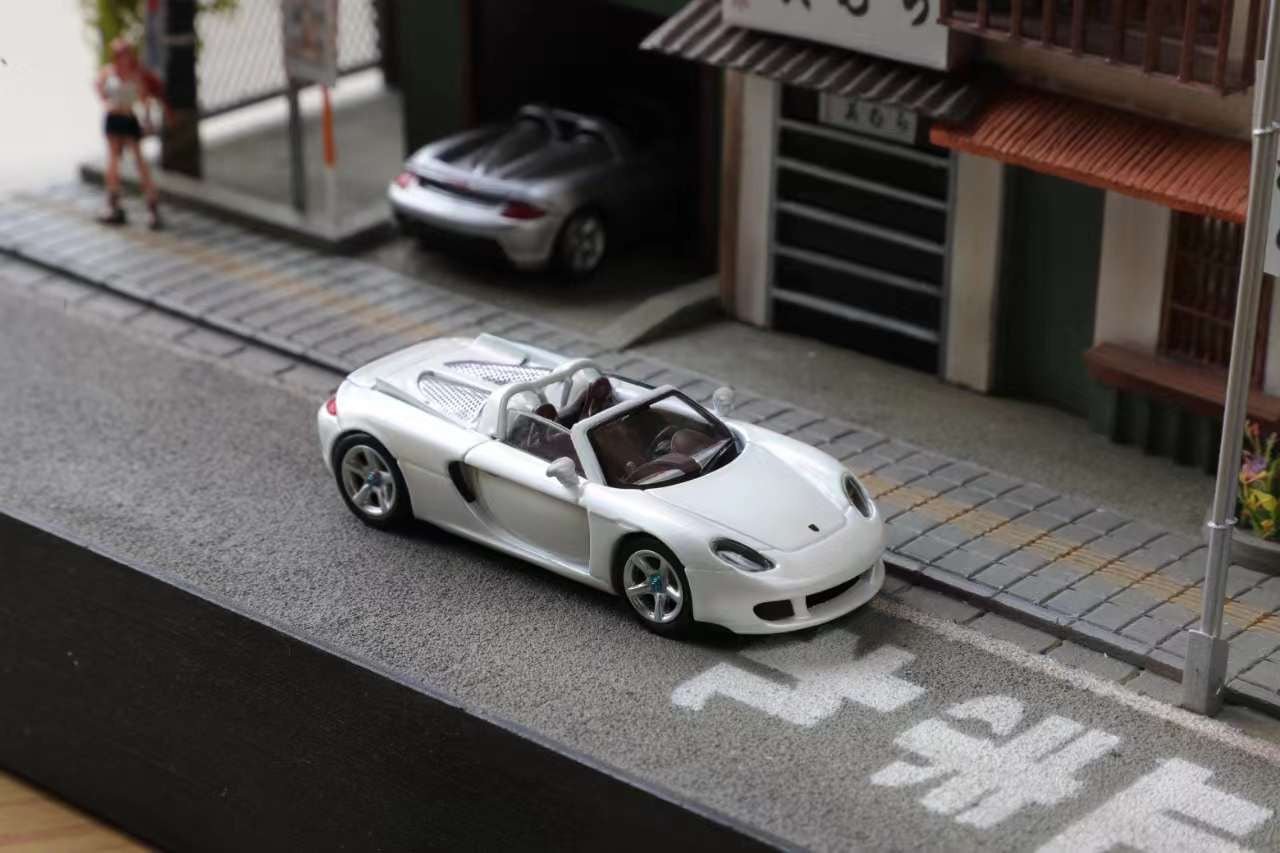 [ PREORDER ] Funny Model - 1/64 Porsche Cerrera GT diecast model car - Pearl White - MODEL CARS UKMODEL CAR#INNO64##TARMAC##diecast_model#