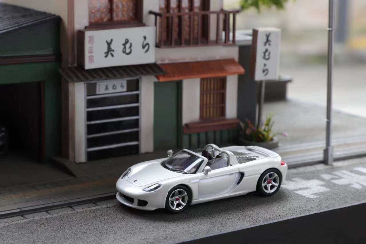 [ PREORDER ] Funny Model - 1/64 Porsche Cerrera GT diecast model car - Pearl White - MODEL CARS UKMODEL CAR#INNO64##TARMAC##diecast_model#