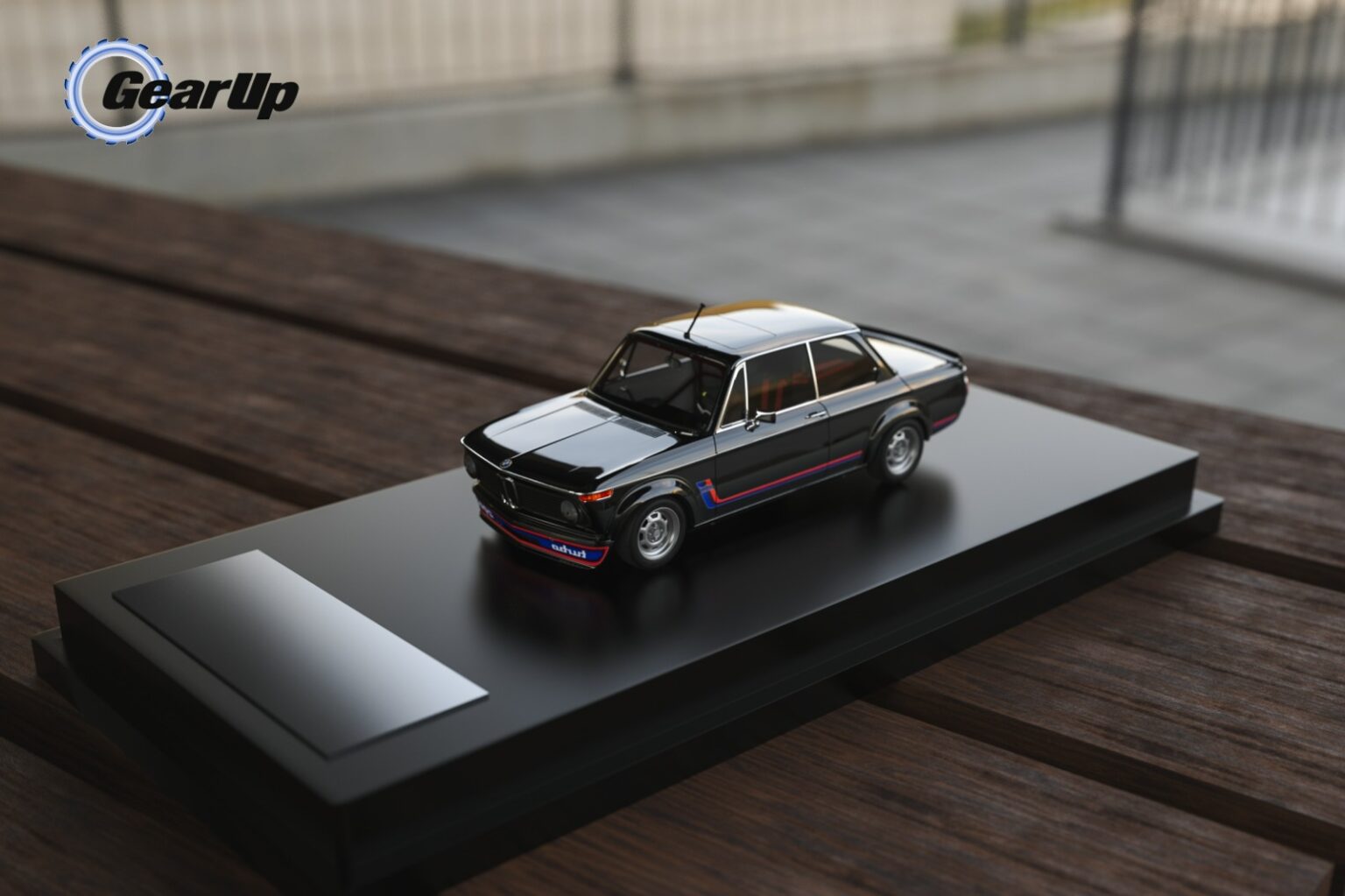 [ PREORDER ] Gear Up Models - 1/64 BMW 02 series 2002 Turbo diecast model - BLACK - MODEL CARS UKMODEL CAR#INNO64##TARMAC##diecast_model#