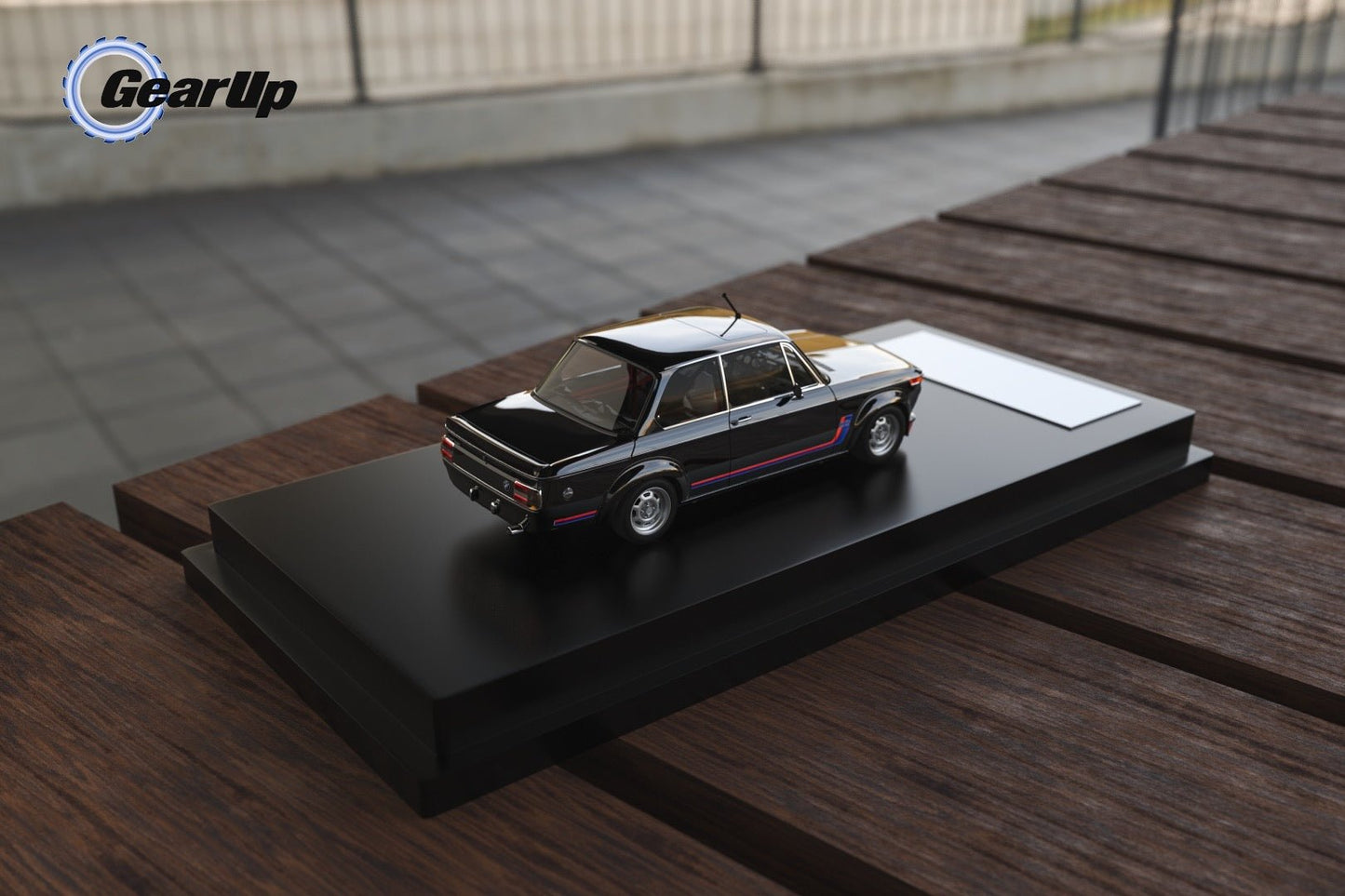 [ PREORDER ] Gear Up Models - 1/64 BMW 02 series 2002 Turbo diecast model - BLACK - MODEL CARS UKMODEL CAR#INNO64##TARMAC##diecast_model#