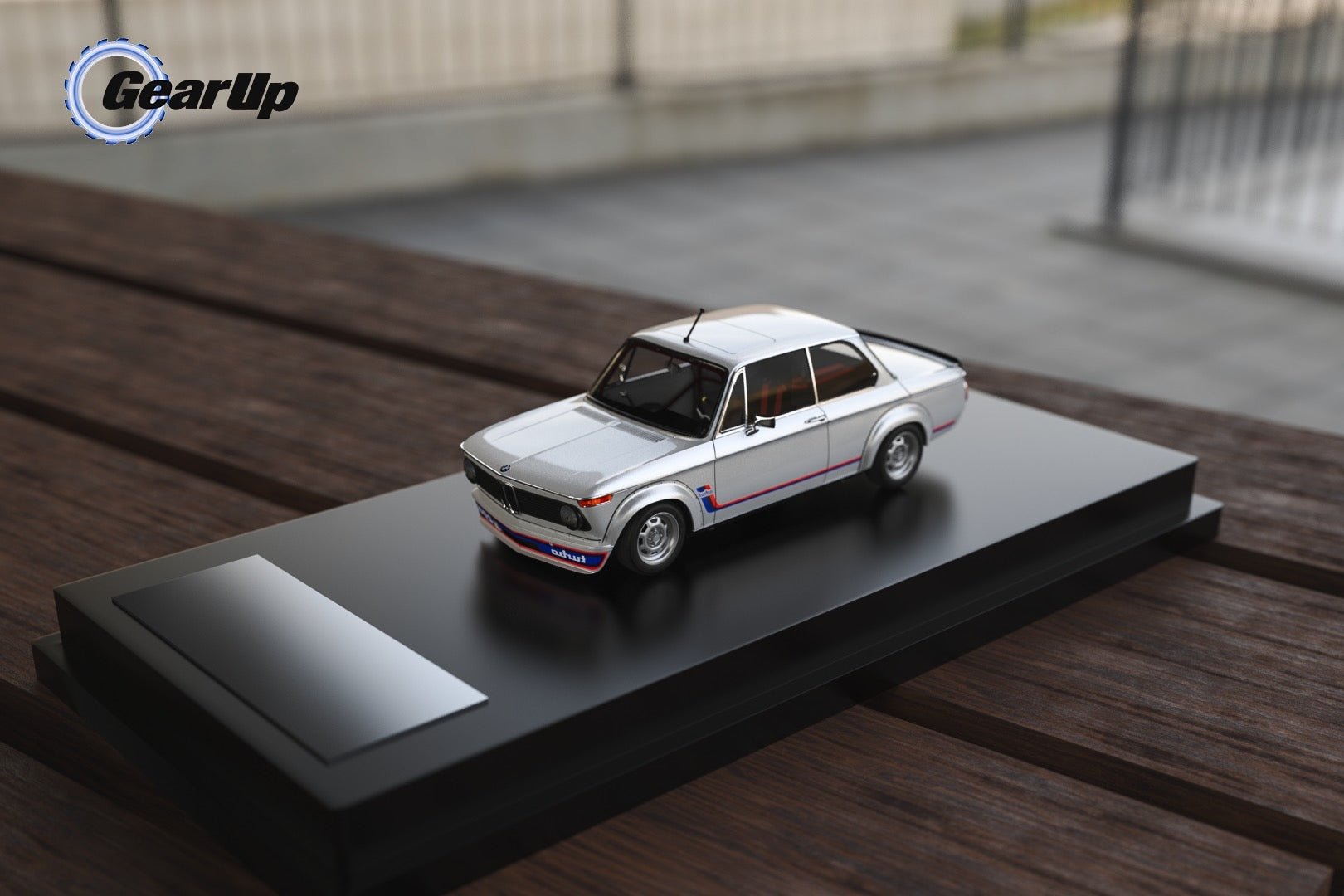 [ PREORDER ] Gear Up Models - 1/64 BMW 02 series 2002 Turbo diecast model - SILVER - MODEL CARS UKMODEL CAR#INNO64##TARMAC##diecast_model#