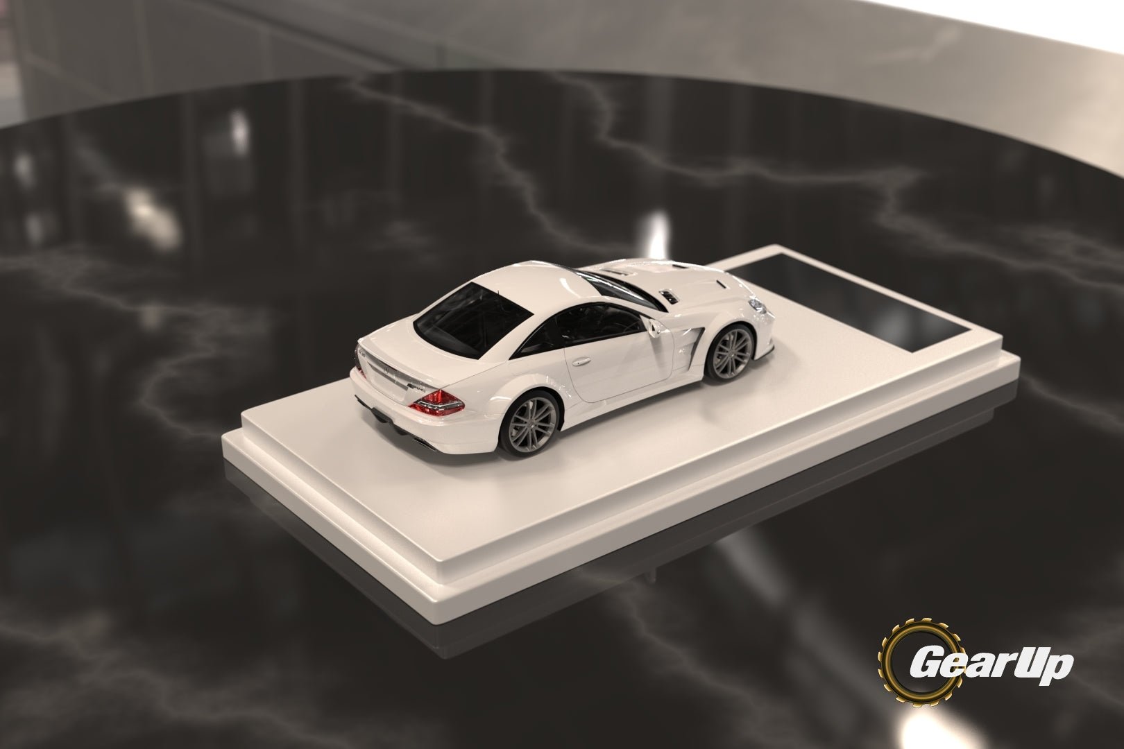 [ PREORDER ] Gear Up Models - 1/64 Mercedes-Benz L65 AMG Black Series, SL level 5th generation R230 2008 diecast model - WHITE - MODEL CARS UKMODEL CAR#INNO64##TARMAC##diecast_model#