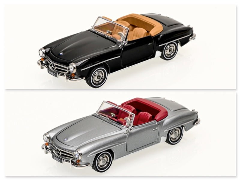 [ PREORDER ] GFCC 1/64 - Mercedes - Benz 190SL diecast model car - Black - MODEL CARS UKMODEL CAR#INNO64##TARMAC##diecast_model#