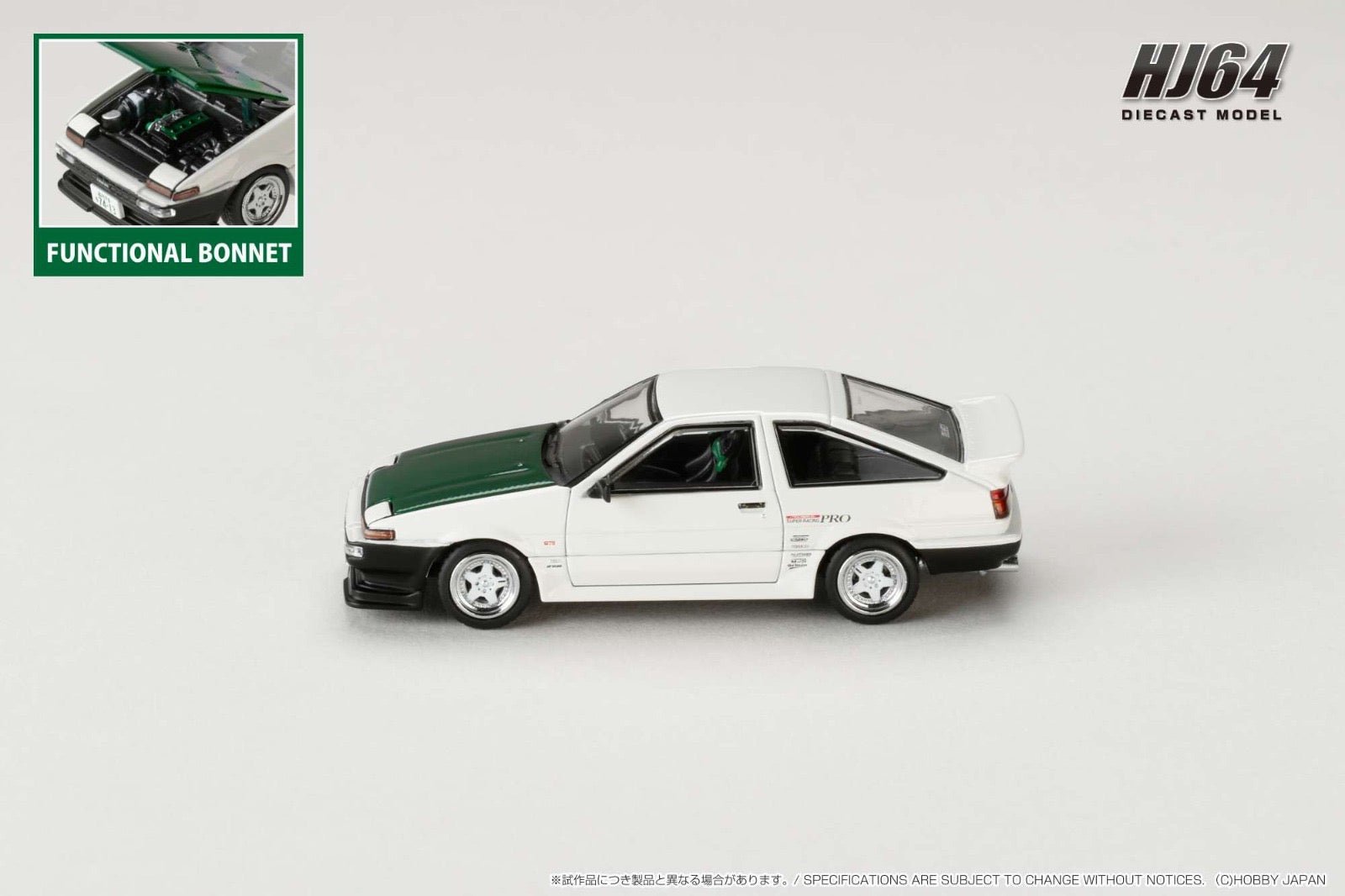 [ PREORDER ] HJ64 - 1/64 Toyota SPRINTER TRUENO (AE86) DRIFT KING - MODEL CAR UKMODEL CAR#INNO64##TARMAC##diecast_model#