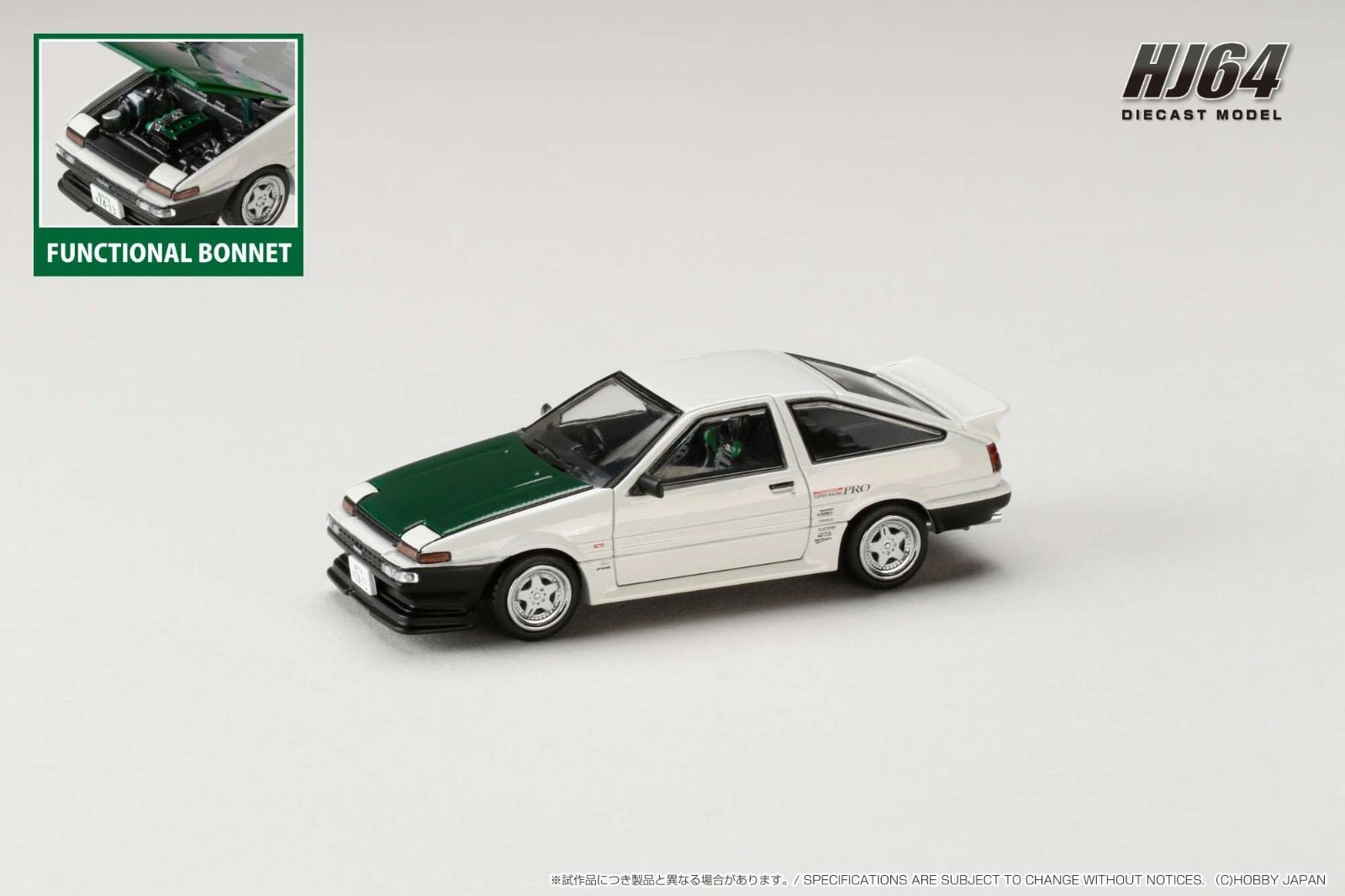 [ PREORDER ] HJ64 - 1/64 Toyota SPRINTER TRUENO (AE86) DRIFT KING - MODEL CAR UKMODEL CAR#INNO64##TARMAC##diecast_model#