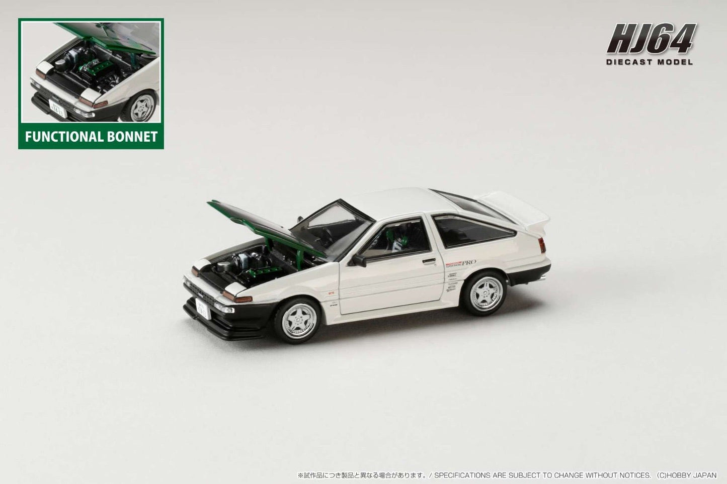 [ PREORDER ] HJ64 - 1/64 Toyota SPRINTER TRUENO (AE86) DRIFT KING - MODEL CAR UKMODEL CAR#INNO64##TARMAC##diecast_model#