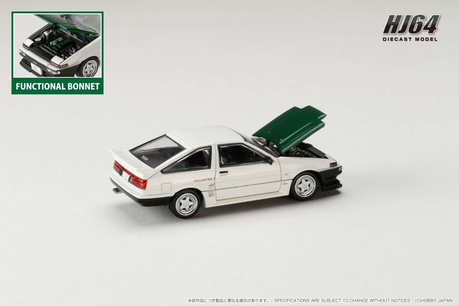 [ PREORDER ] HJ64 - 1/64 Toyota SPRINTER TRUENO (AE86) DRIFT KING - MODEL CAR UKMODEL CAR#INNO64##TARMAC##diecast_model#