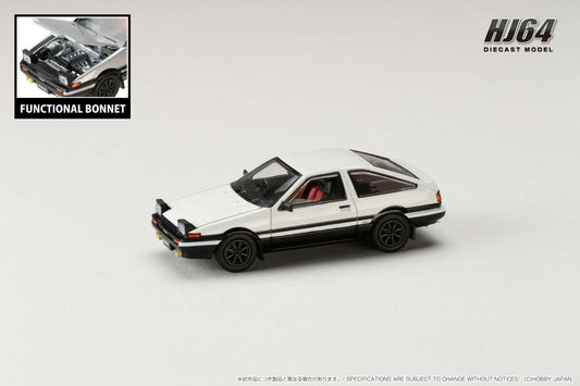 [ PREORDER ] HJ64 - 1/64 Toyota SPRINTER TRUENO GT APEX (AE86) JDM Style - White - MODEL CAR UKMODEL CAR#INNO64##TARMAC##diecast_model#