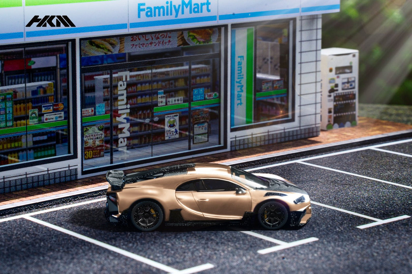 [ PREORDER ] HKM - 1/64 Chiron Centuria Mansory diecast model car - Champagne Gold - MODEL CARS UKMODEL CAR#INNO64##TARMAC##diecast_model#