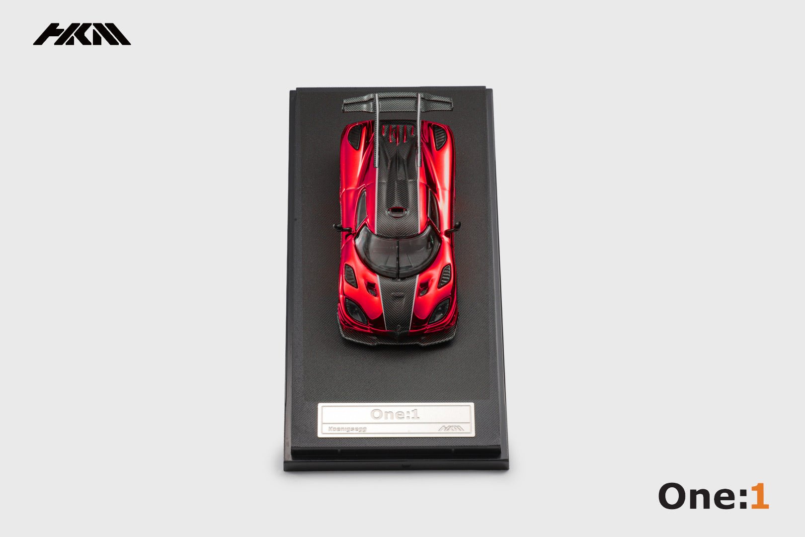 [ PREORDER ] HKM Premium - 1/64 Koenigsegg Agera One1 diecast model car - Chrome RED - MODEL CARS UKMODEL CAR#INNO64##TARMAC##diecast_model#