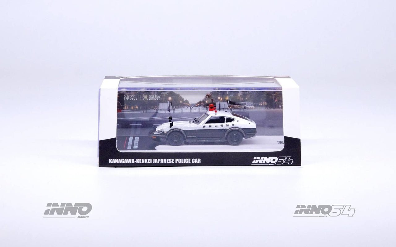 [PREORDER] INNO 64 - Nissan Fairlady 240ZG (HS30) Japanese Police Car - IN64-240ZG-JPC - MODEL CAR UKMODEL CAR#INNO64##TARMAC##diecast_model#