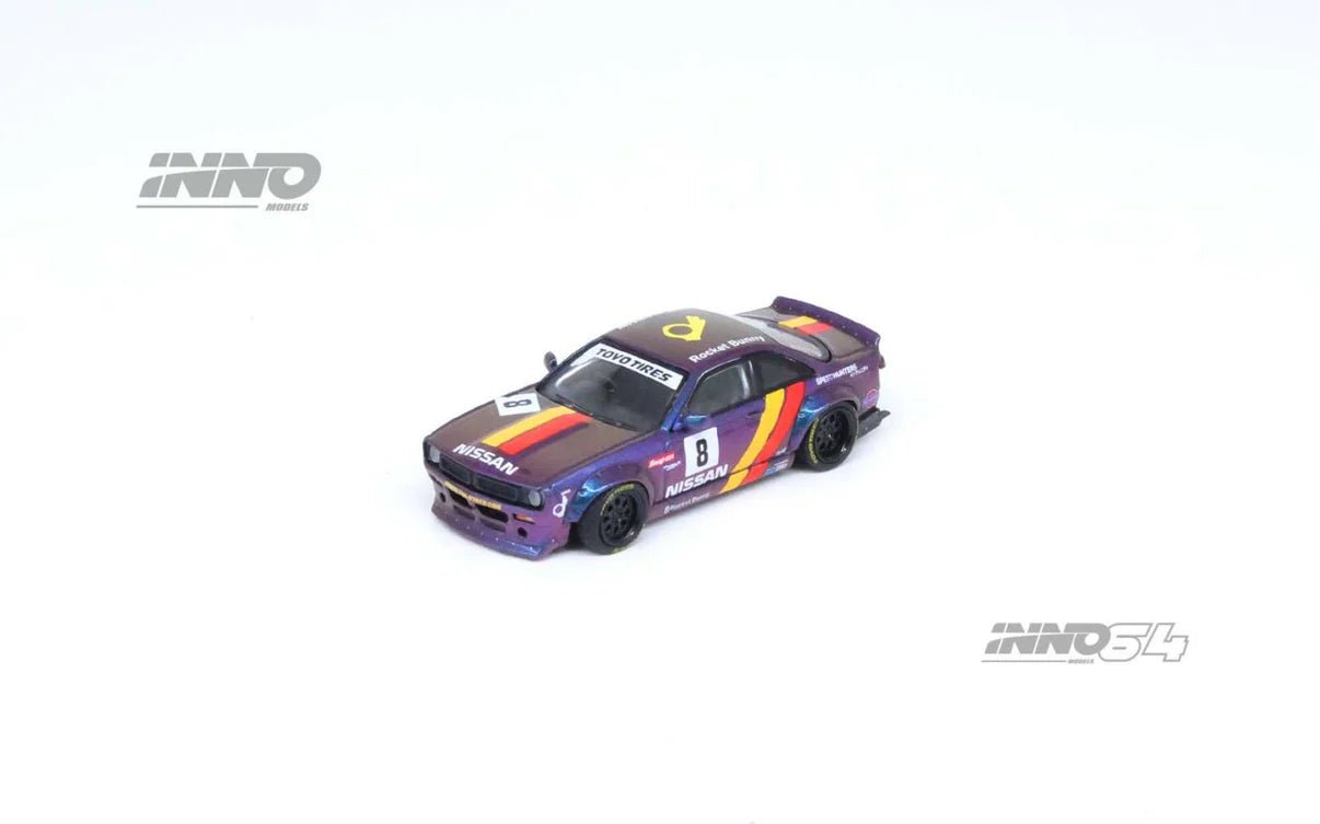 [PREORDER] INNO 64 - NISSAN SILVIA (S14) BOSS "ROCKET BUNNY" Purple Diecast Scale Model Car - IN64 - S14B - PRP - MODEL CARS UKMODEL CAR#INNO64##TARMAC##diecast_model#