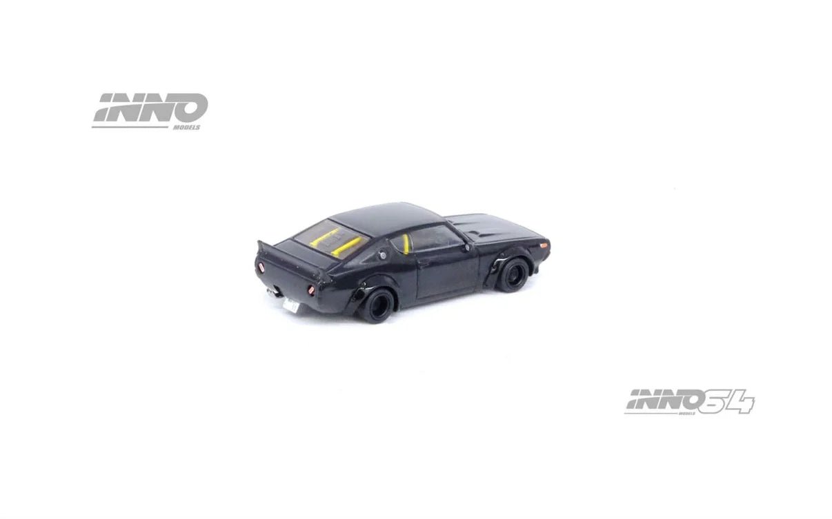 [PREORDER] INNO 64 - NISSAN SKYLINE 2000 GT - R (KPGC110) "KENMERI" Black Diecast Scale Model Car - IN64 - KPGC110LB - BLA - MODEL CARS UKMODEL CAR#INNO64##TARMAC##diecast_model#