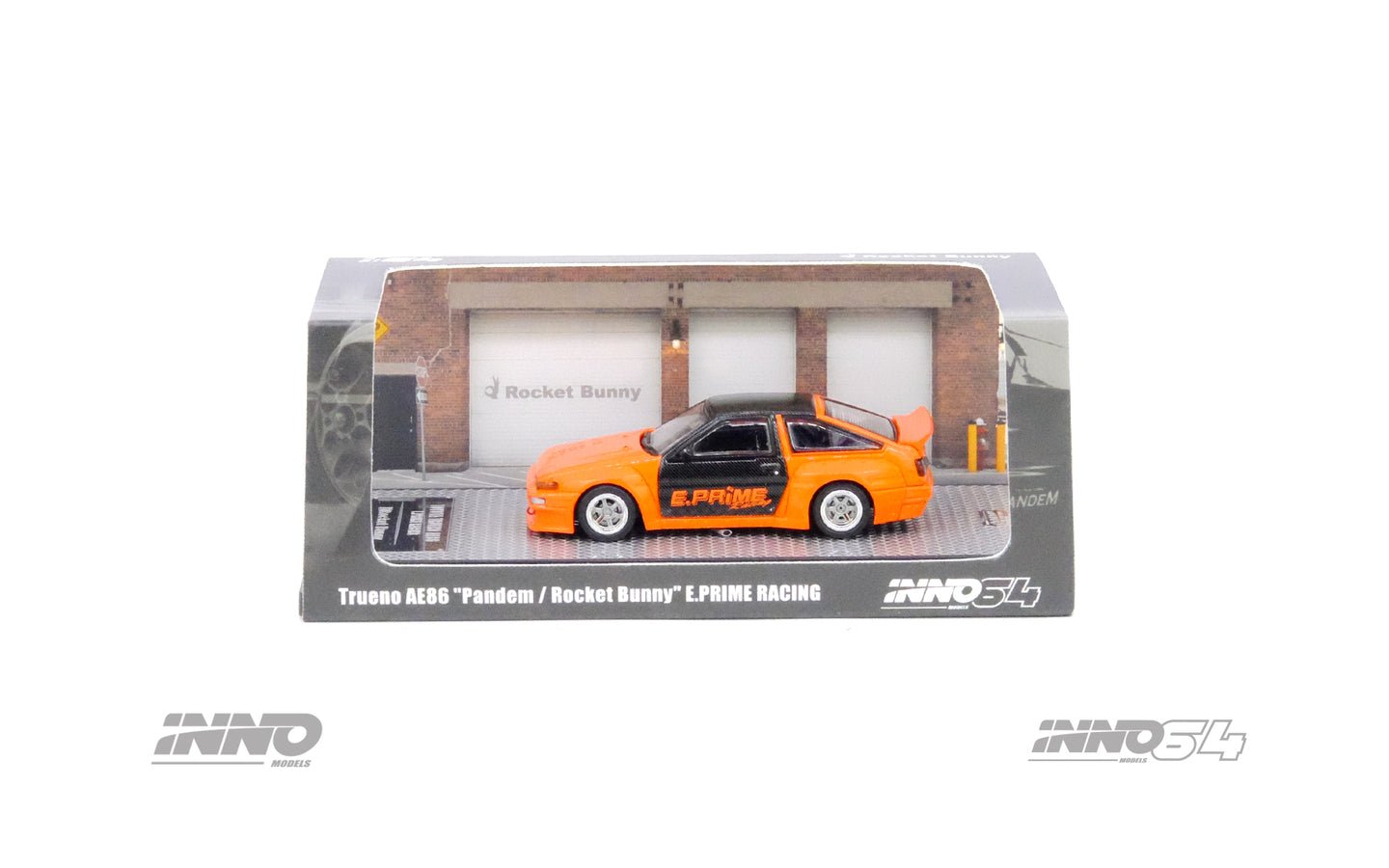 [PREORDER] INNO 64 - Toyota Corolla Sprinter Trueno AE86 "PANDEM / ROCKET BUNNY" E. Prime Racing - MODEL CAR UKMODEL CAR#INNO64##TARMAC##diecast_model#