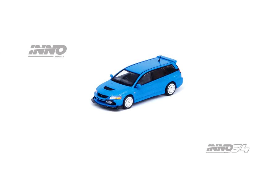 [PREORDER] INNO64 - 1/64 MITSUBISHI LANCER EVOLUTION IX WAGON BLUE DIECAST SCALE MODEL CAR - MODEL CAR UKMODEL CAR#INNO64##TARMAC##diecast_model#