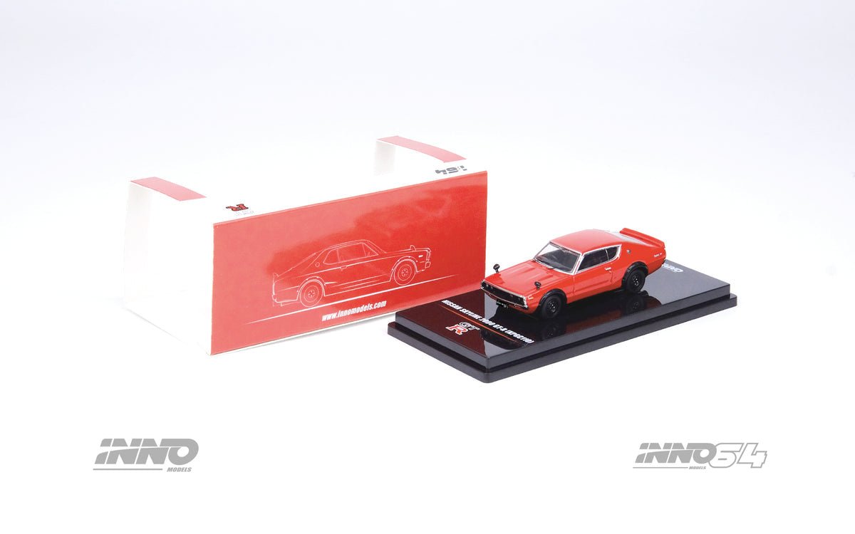 [PREORDER] INNO64 - 1/64 NISSAN SKYLINE 2000 GT-R KPGC110 RED DIECAST SCALE MODEL CAR - MODEL CAR UKMODEL CAR#INNO64##TARMAC##diecast_model#