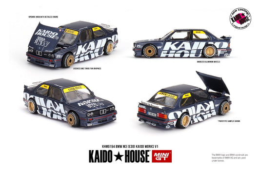 [PREORDER] Kaido House X MINI GT - BMW M3 E30 Kaido Works V1 DIECAST SCALE MODEL CAR - KHMG154 - MODEL CARS UKMODEL CAR#INNO64##TARMAC##diecast_model#